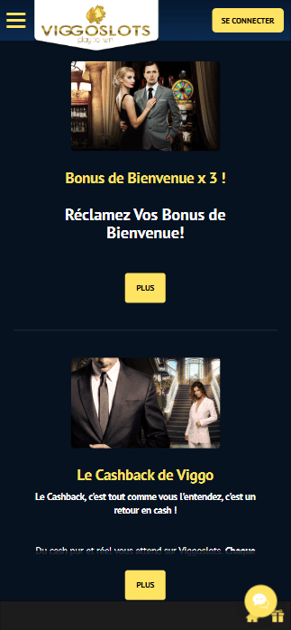 Bonus de bienvenue et cashback de live Viggoslots casino.com Bonus sans cépôt et